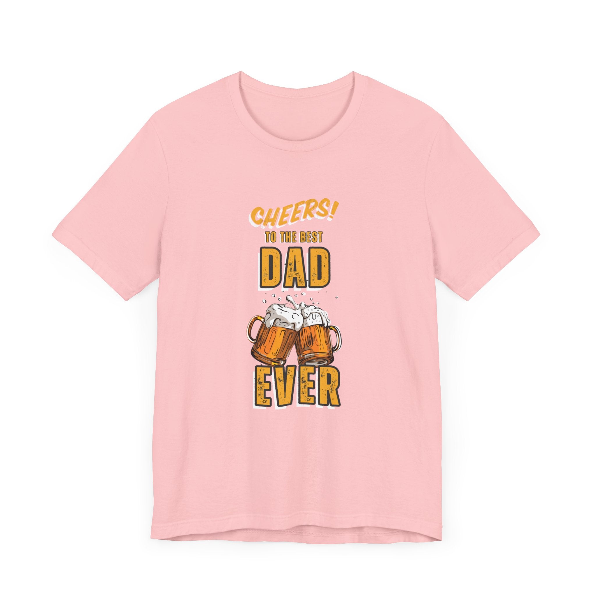 Best Dad Unisex Jersey Tee, Short Sleeve Tee Shirt, Regular Fit Crew Neck, Men's T-shirt, Women's T-shirt