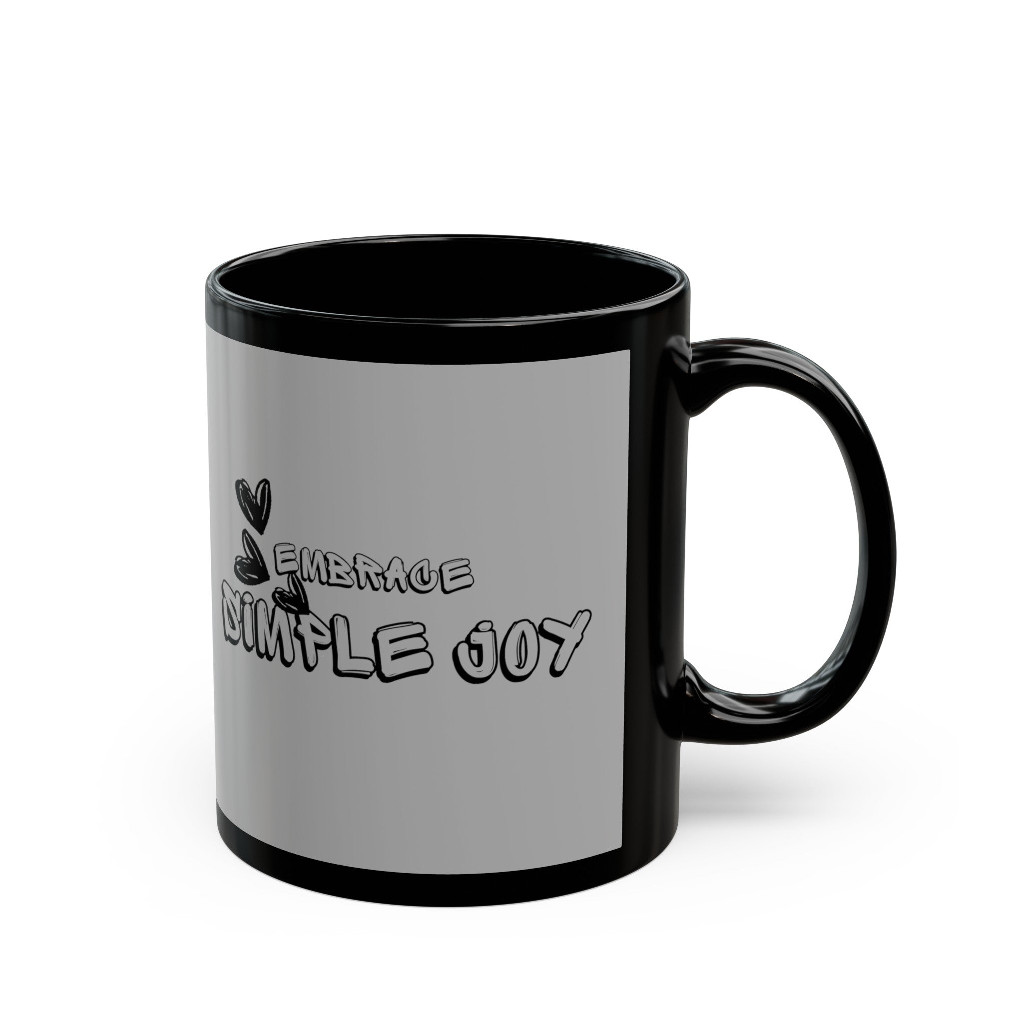 Joy Black Mug Patriotic Dad Gift, Sublimation Mug, Kitchen Decor, Coffee Lover Cup