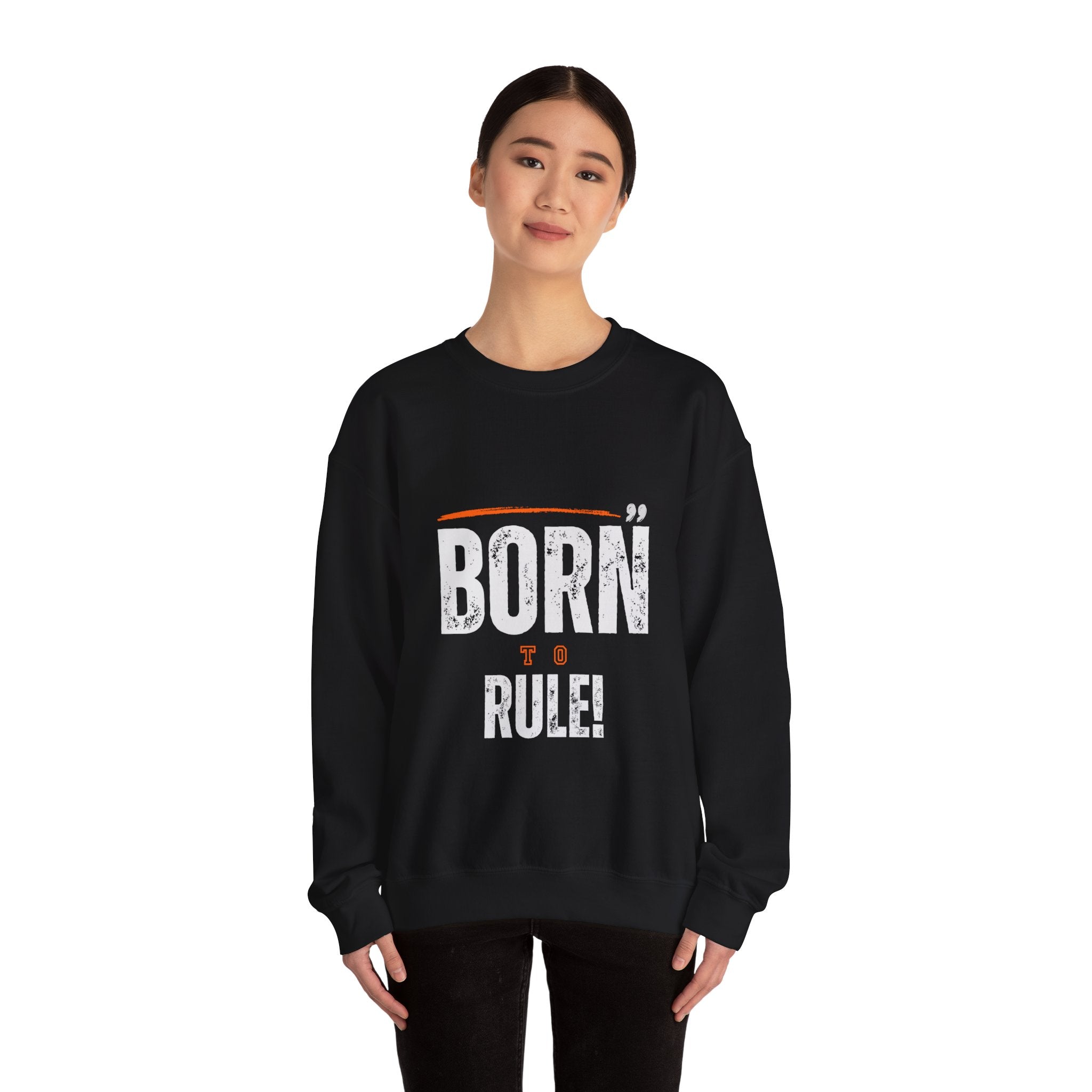 Born to Rule Unisex Crewneck Sweatshirt, Funny Social Work Gift, Women's Men's Sweatshirt, Teacher Gift, Gift For Her Him
