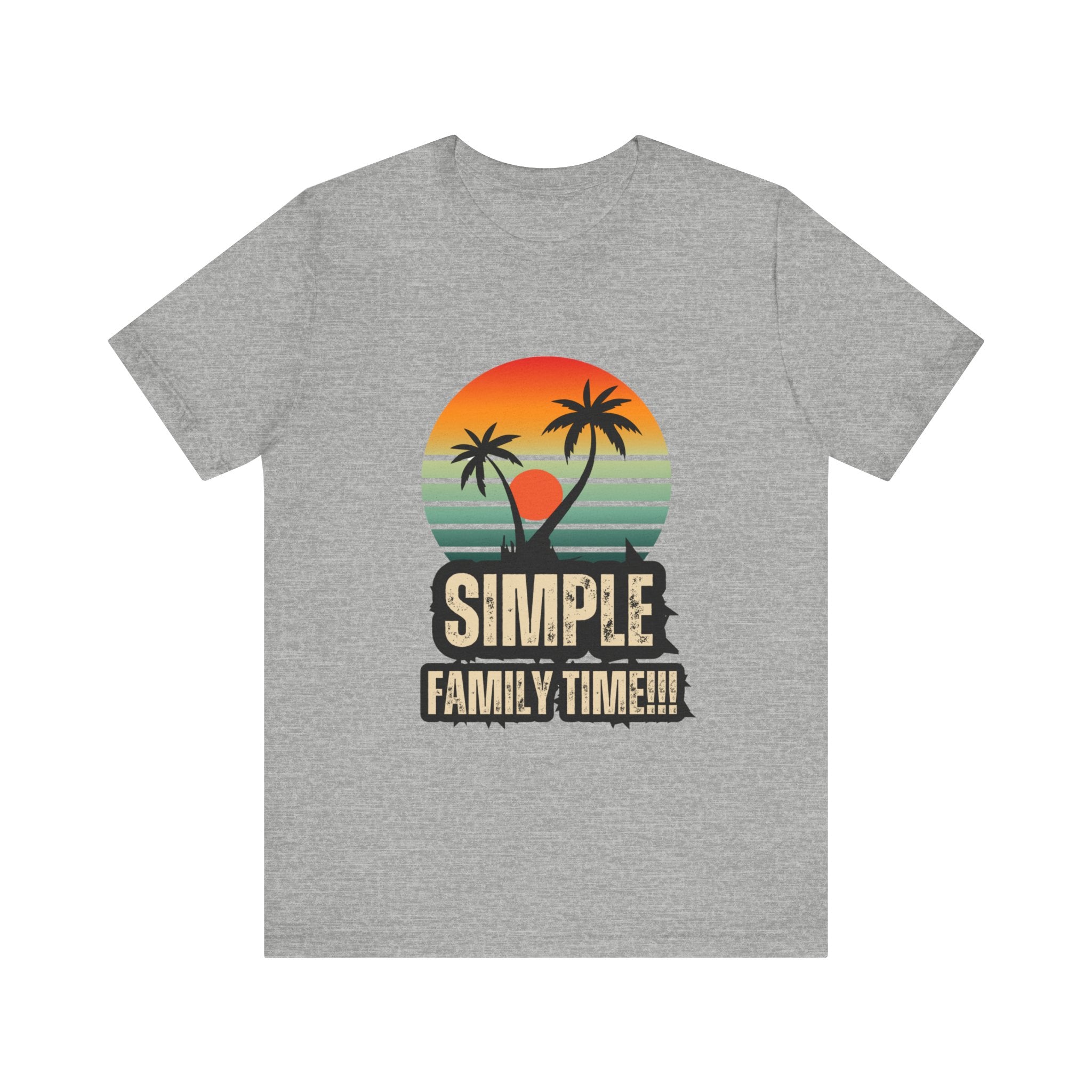 Family Time Unisex Tee, Women's Crew Neck T-shirt, Regular Fit Shirt, Men's DTG Printed Apparel